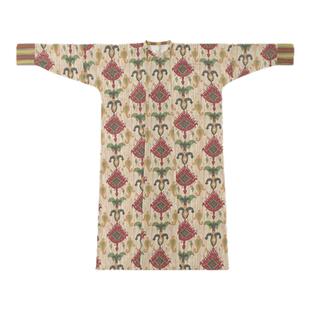 谜阿凰【烛游】唐制圆领袍春夏长款复原汉服女连衣裙艾德莱斯上衣