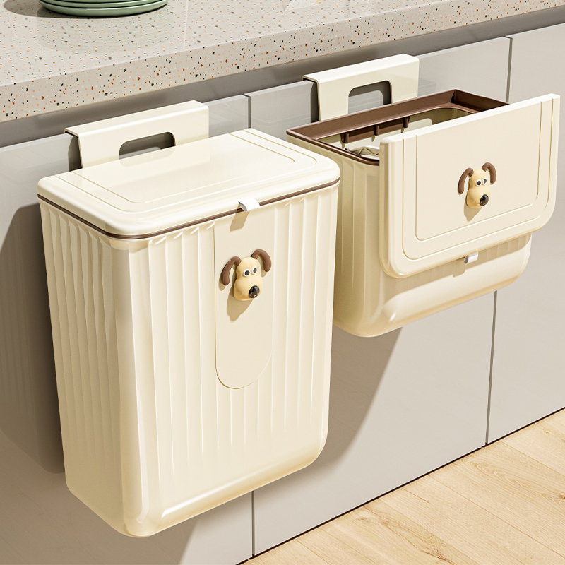 带盖垃圾桶家用2025新款卫生间厕所大号大容量厨房壁挂式卫生桶