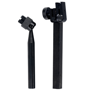 高度尺杠杆表连接杆夹头连接器百千分表旋转夹具延伸杆加长杆配件