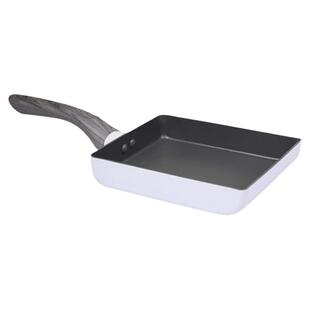 仙德曼 银雪系列不沾玉子烧锅 煎牛排煎蛋饼早餐平底锅方形迷你锅