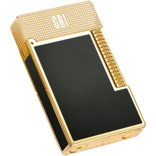 英国GBI朗声打火机充气式纯黄铜侧滑轮送男友创意高端商务礼品