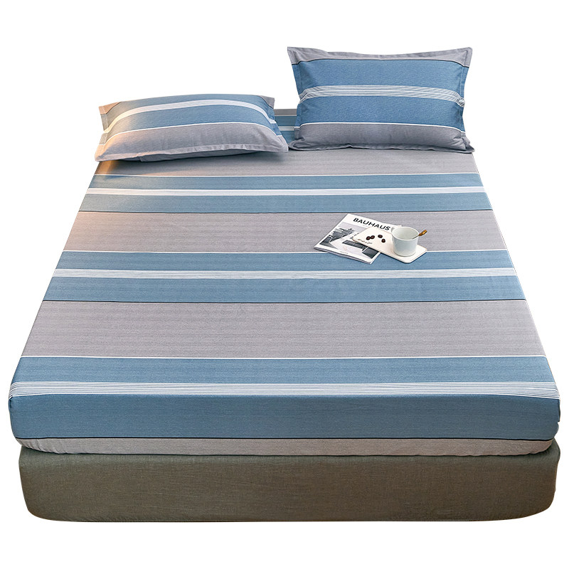 2026新款老粗布床笠纯棉四季通用