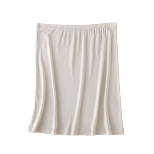 42针加捻100%桑蚕丝打底半身裙 真丝亲肤透气薄款防走光四分衬裙