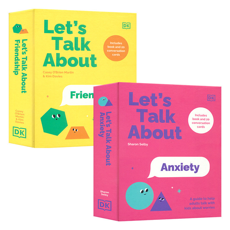 DK Let's Talk About Anxiety Friendship 让我们谈谈焦虑/友谊 情绪管理社交指南 青少年心理健康 亲子读物 英文原版进口儿童图书
