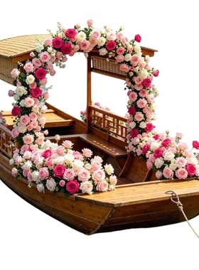 花车花船仿真玫瑰花海景区民宿