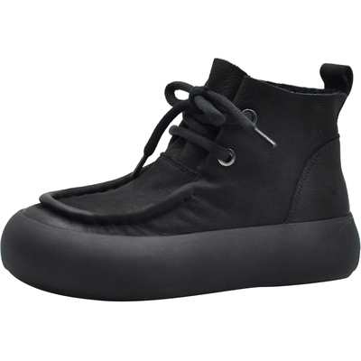 阿木复古厚底马丁靴女短靴