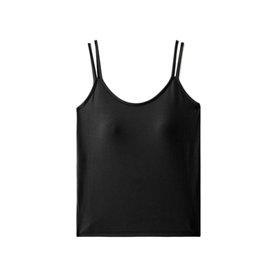 内茵吊带带胸垫背心免穿文胸打底