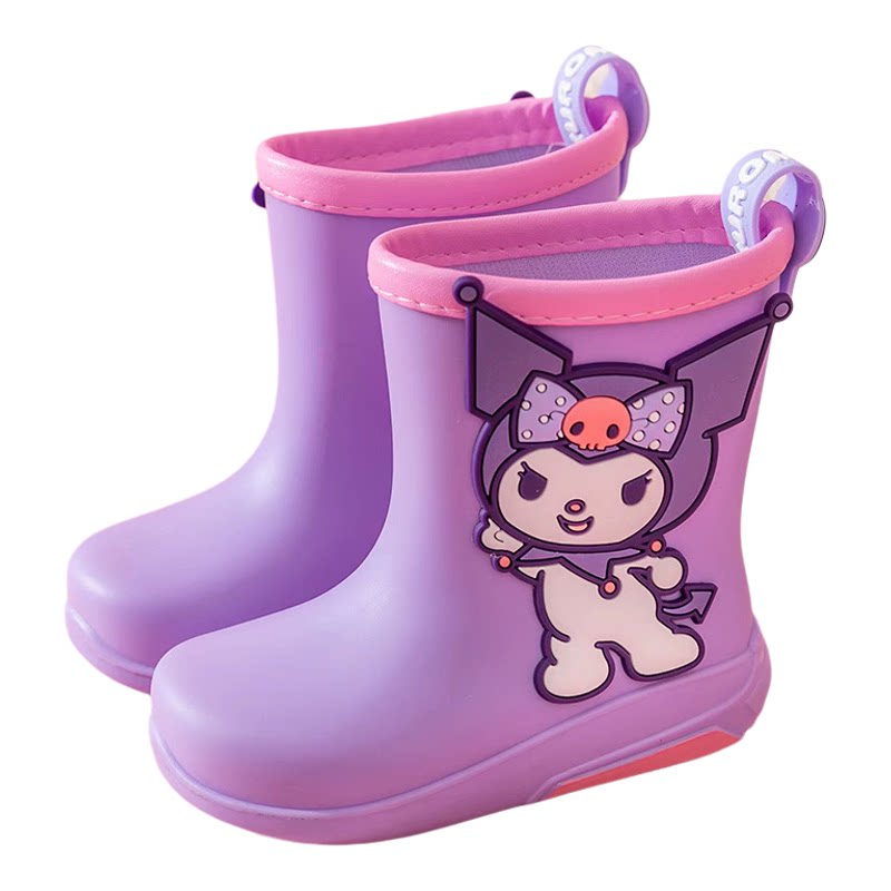 儿童雨鞋女童幼儿园防滑防水小孩雨靴