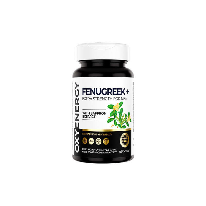 【3维快充】Oxyenerg氧气能量葫芦巴胶囊男精力甘氨酸锌硼旗舰店