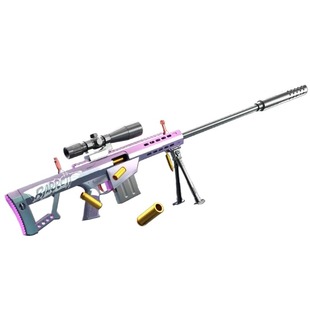 圣诞巴雷特抛壳软弹枪玩具狙击枪AWM仿真模型男98K步枪儿童礼物