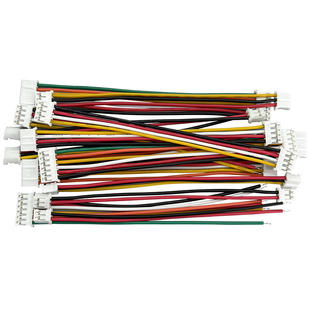 PH2.0MM单头/双头端子线彩排线 2P-12P电子连接线 长度10/20/30CM