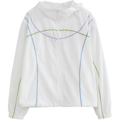 诺诺公主S1N初中生2026夏新款连帽外套女青少年户外运动长袖上衣