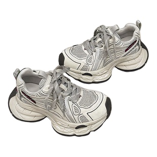 运动风老爹鞋女厚底女鞋增高透气休闲鞋小个子轻便鞋子防滑运动鞋