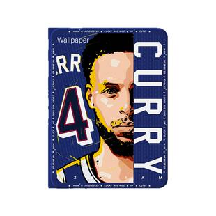 适用篮球NBA苹果ipad平板保护套ipadmini7带笔槽ipad9十10代保护壳mini6库里air5詹姆斯pro11英寸8科比4迷你3