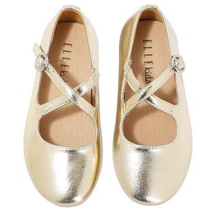 ELLEkids童鞋女童公主鞋配礼服春秋季新款演出鞋儿童皮鞋