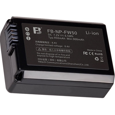 沣标适用索尼NP-FW50锂电池ZV-E10微单A6100 A6400 A6500 a6000 A7S2 A7R2 A7 A7M2 A7R/S a6300相机RX10M4/3