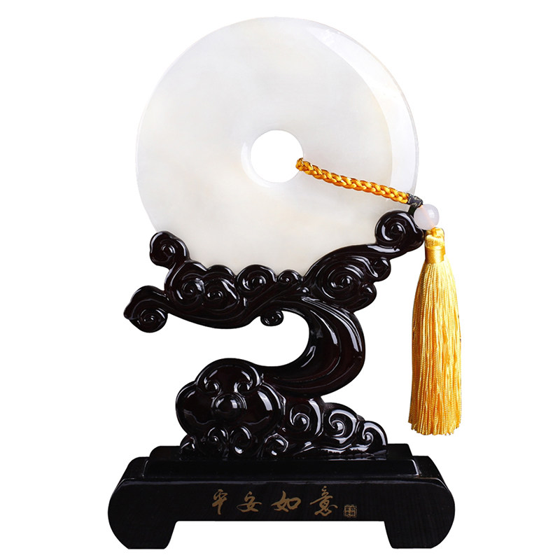 中式摆件玉石退伍退休礼品纪念品送领导男女同事高档实用创意定制