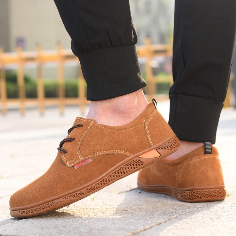 电工绝缘鞋男夏季透气方臭轻便工作安全鞋牛皮耐磨休闲软底劳保鞋