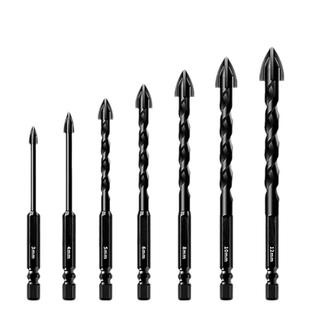 瓷砖霸王钻头打孔混凝土玻璃专用钨钢冲击6mm钻孔水泥手电钻四刃