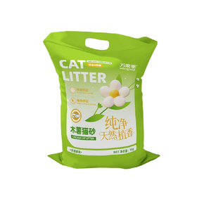 万果季木薯猫砂净味低尘可冲马桶不粘底快速结团40斤囤货全猫通用