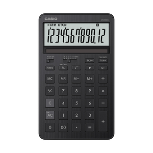 卡西欧计算器JR-200DQ商务办公型简约计算机12位数太阳能双重电源财务会计台式商用理财 高颜值女神款
