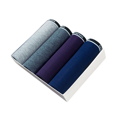 港莎精梳棉抑菌裆纯棉男士内裤