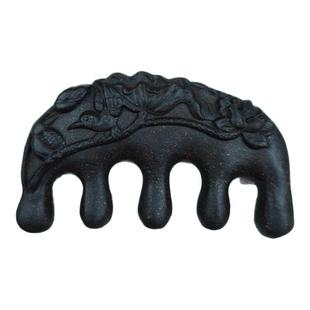 何首乌药材手工合香梳子多功能药香梳按摩头部经络养发梳