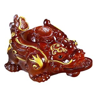 茶宠摆件变色喷水貔貅招财茶玩茶台茶盘配件蟾蜍可养创意功夫礼品
