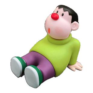 歪头胖虎车载摆件汽车中控台车尾公仔挂件创意高级感车内装饰用品