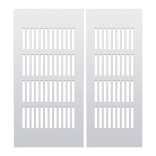 铝合金透气网透气孔装饰盖格栅家具鞋柜衣柜通风孔盖排气透风银色