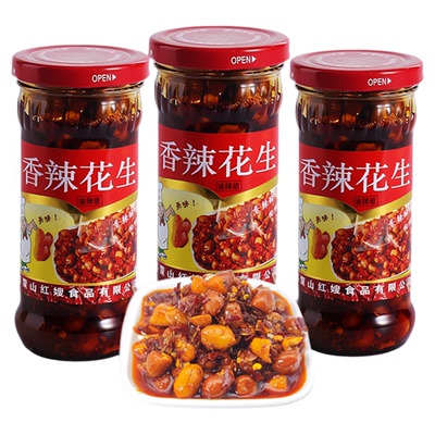 金嫂香辣花生酥脆油辣椒酱拌面拌饭夹馍下饭菜山东沂蒙特产