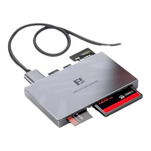 沣标USB3.0高速读卡器多合一CF SD CFE存储卡USB内存卡XQD万能TF多功能适用佳能尼康单反相机索尼cfa电脑原装