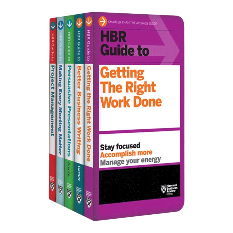 英文原版HBR Guides to Being an Effective Manager Collection 5 Books 哈佛商业评论指南关于成为高效经理的合集 进口英语原版