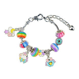 TOI图益儿童手链串珠diy手工制作材料包女童宝宝专注力益智玩具