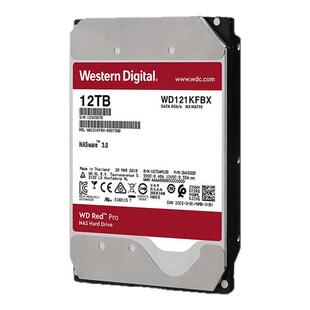 WD/西部数据 WD121/122KFBX红盘PRO NAS服务器企业级机械硬盘12TB