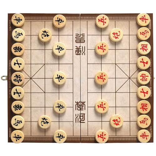 得力象棋中国象棋小学生专用带棋盘磁吸儿童便携式磁吸大号象棋子