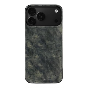 苔玉生烟 新中式禅意言壳坊原创高级感适用于苹果手机壳iphone17promax华为小米钢化玻璃套小众16pro绿色15pm