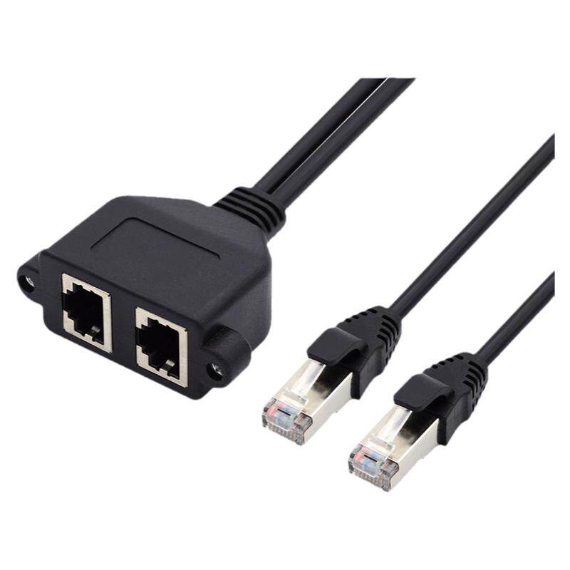 CAT6双口RJ45带耳朵带螺丝孔