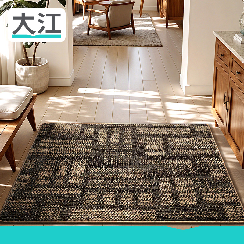 大江地垫高级玄关入户门口除尘进门垫子家用耐磨防滑地毯2025新款
