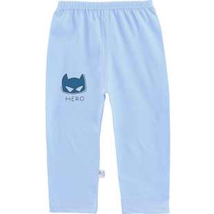 小青龙童装儿童空调裤纯棉汗布外穿家居裤男女童全棉睡裤外穿长裤