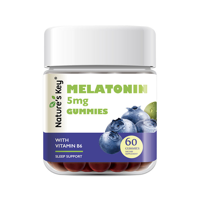 美国natureskey自然之钥褪黑素睡眠软糖助维生素B6眠官方正品2瓶