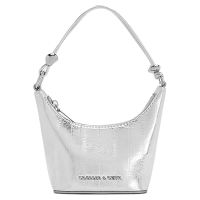 CHARLESKEITH鳗鱼纹迷你手提包