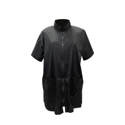 学校医院长袖美发技师服防水猫咪