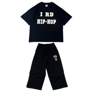 迪克家儿童街舞潮服嘻哈风hiphop童装男童炸街服装街舞女孩套装