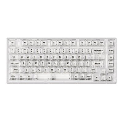 新盟75透明热插拔无线机械键盘
