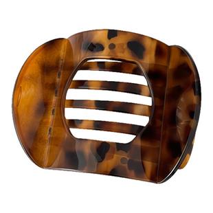 不硌头鲍鱼抓夹女圆形扁平后脑勺盘发夹扎发弧形马尾夹发卡发饰品