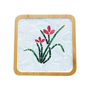 diy自制马赛克杯垫 隔热垫拼贴艺术创意玩具手工课材料包美术文创