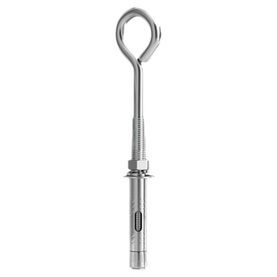 304不锈钢膨胀螺丝挂钩万能承重固定加长螺栓8mm吊钩带环特大号12