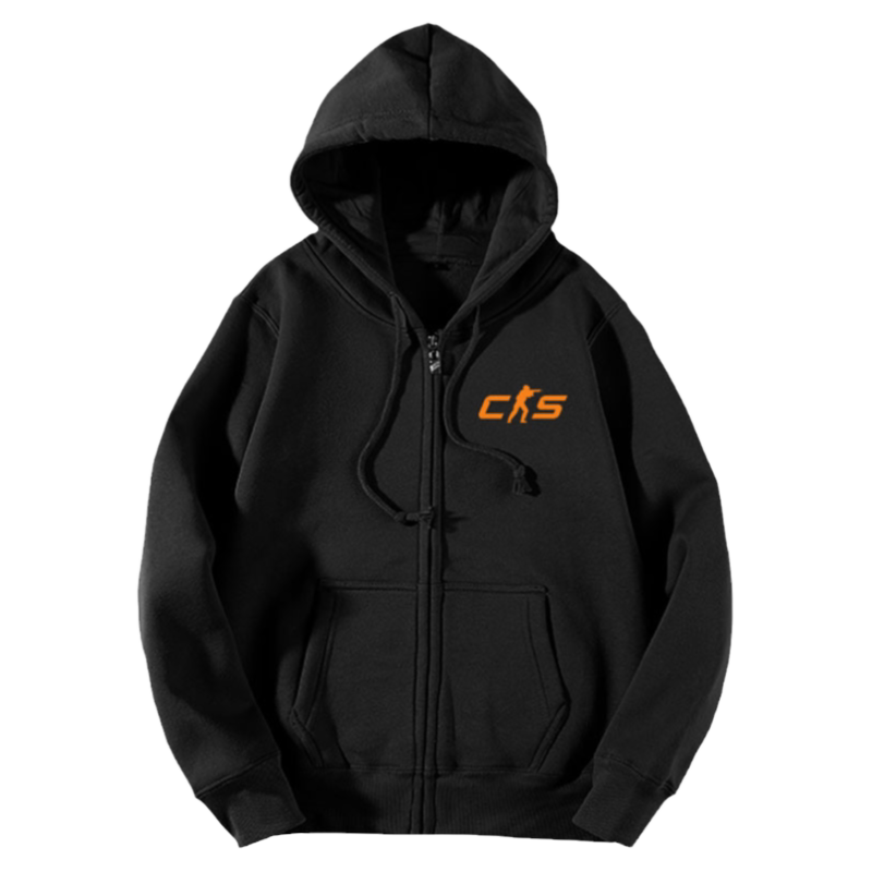 CS2反恐精英2游戏周边同款开衫卫衣男女拉链带帽子连帽外套可定制