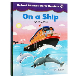 牛津自然拼读阅读绘本4级 3本套装 Oxford Phonics World Readers Level 4 英文原版 自然拼读分级读物 英文版进口英语阅读书籍